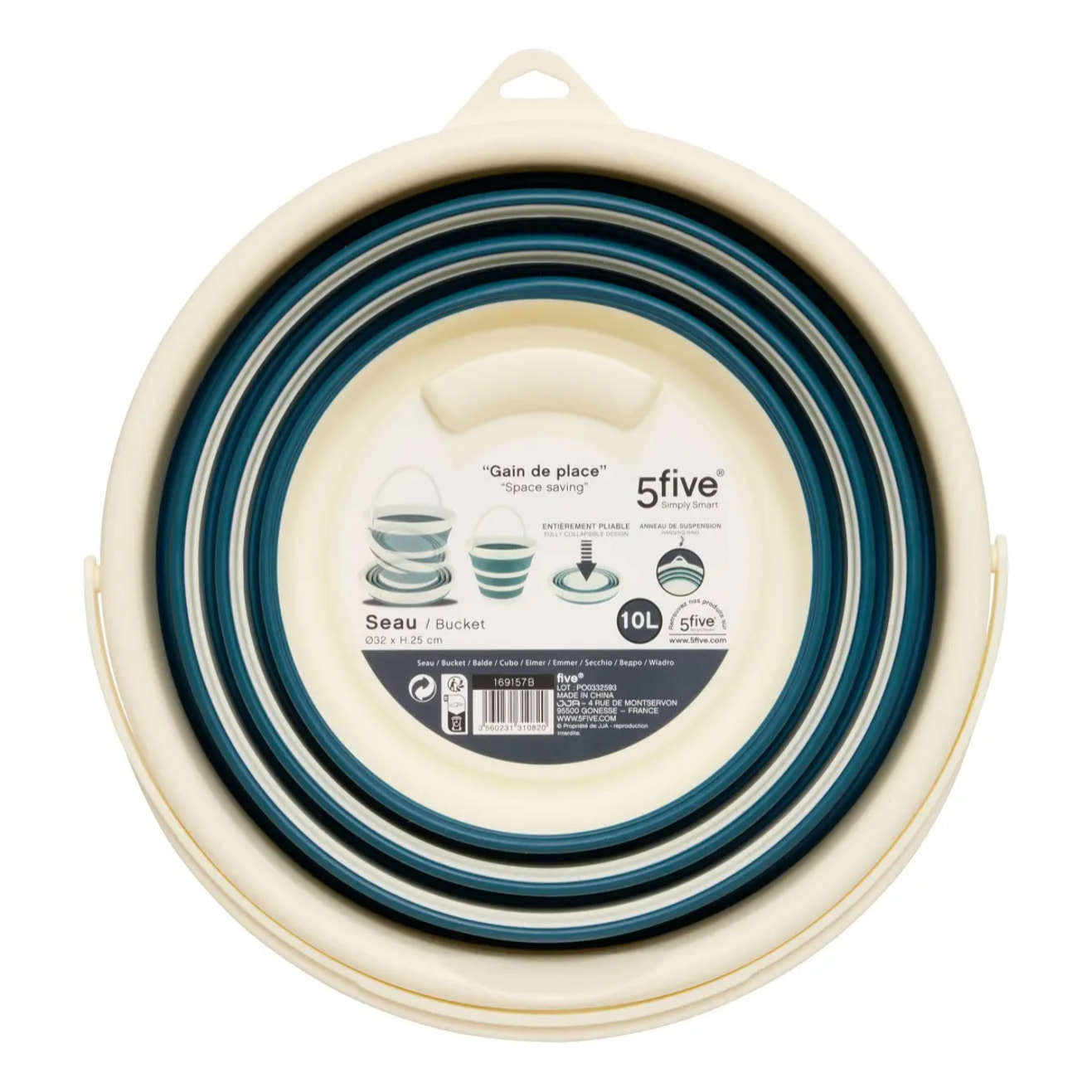 SEAU RETRACT 10L ASS