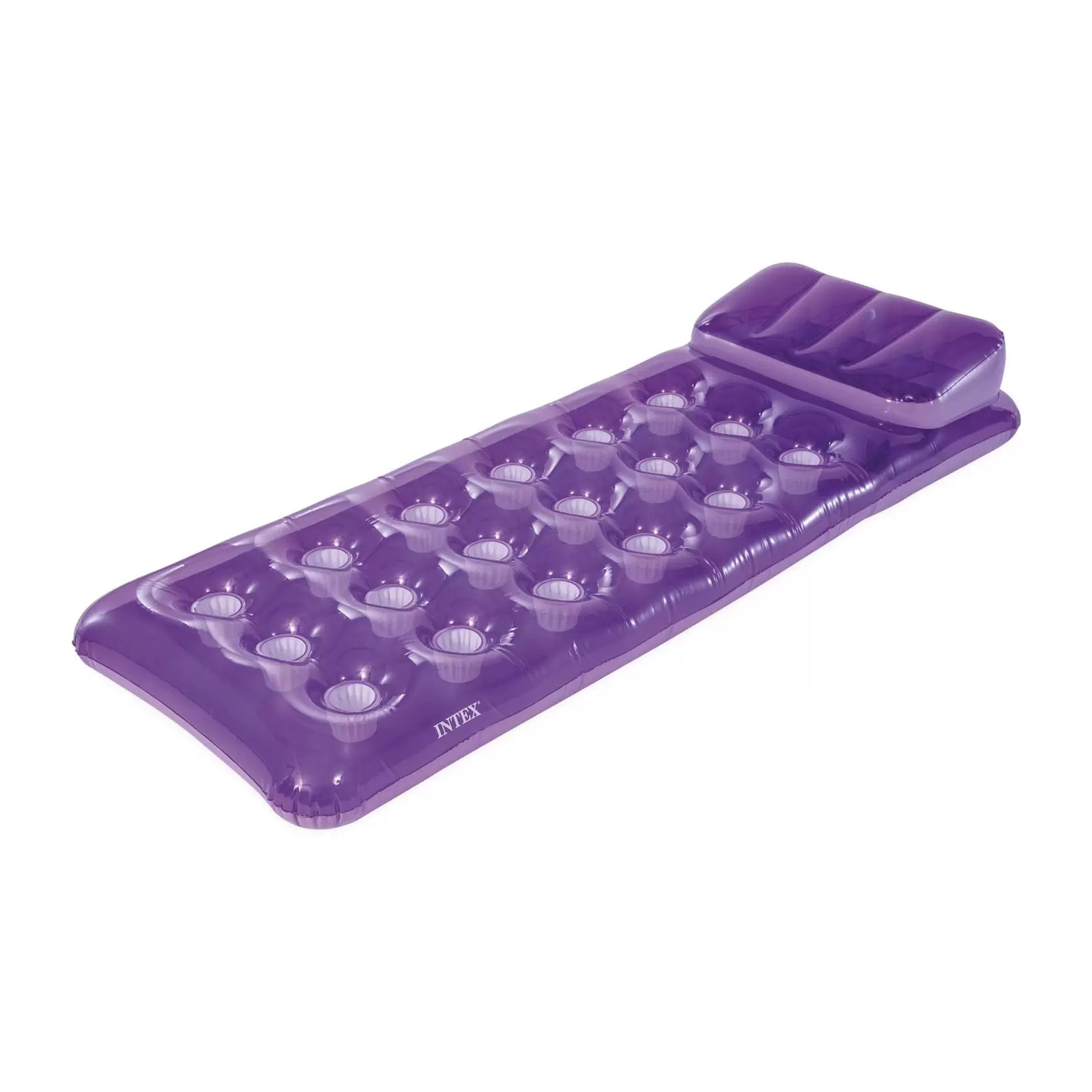 Intex Materassino 18 Buchi con Cuscino, Colori Assortiti, 188 x 71 cm