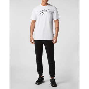 PLEIN SPORT Camiseta de cuello redondo y manga corta CHROME