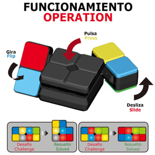 Brain Training juego interactivo de coordinación e inteligencia. Con luces y música, varios modos incluido multijugador.