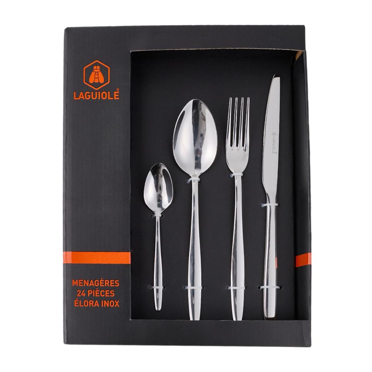 Ménagère 24 pièces - "Cléa inox"