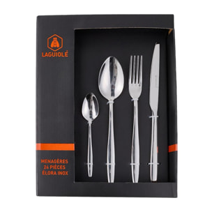 Ménagère 24 pièces - "Cléa inox"