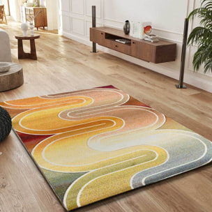 SYBIL Alfombra geométrica en multicolor, varias medidas disponibles