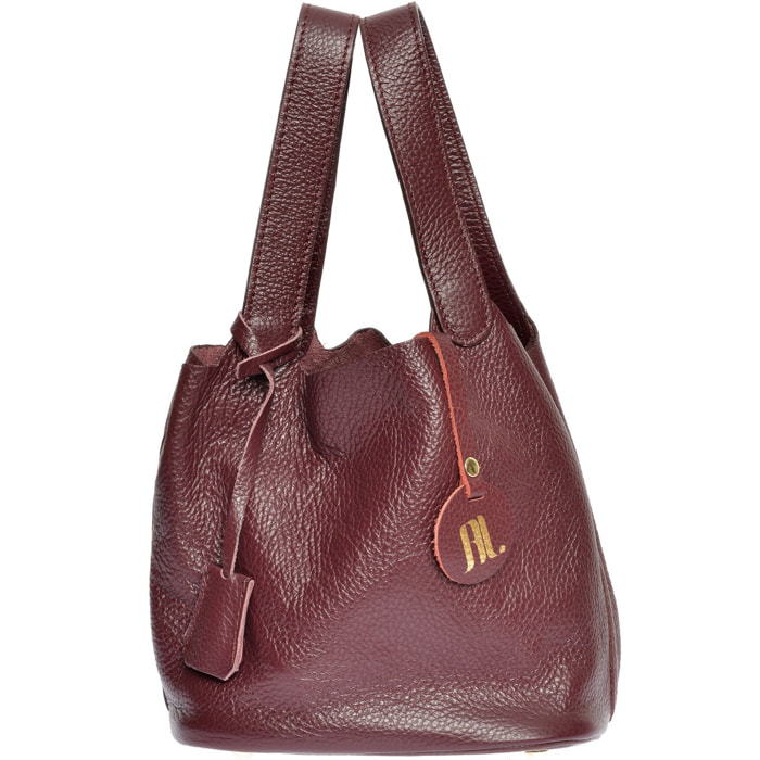 Borsa a mano Anna Luchini Bordeaux