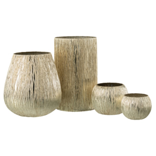 J-Line photophore - verre - argent - large