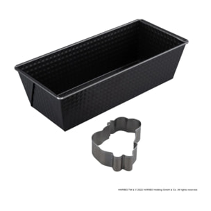 Moule à cake 25 cm avec emporte-pièce Zenker Haribo