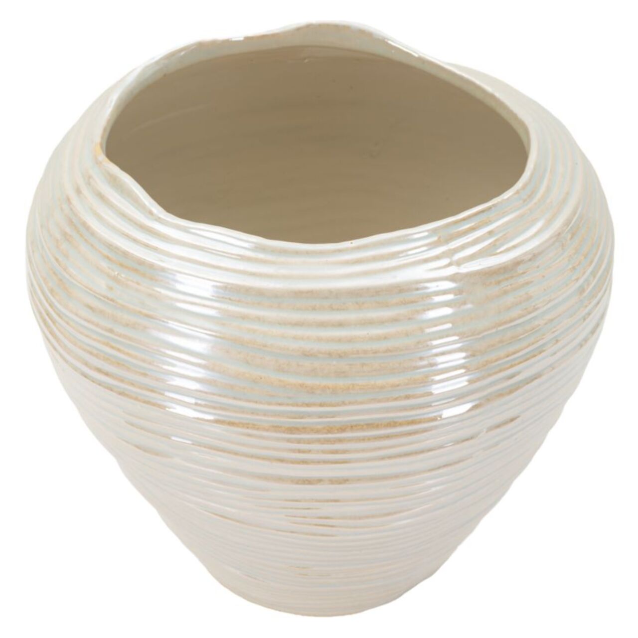 VASO PERLY ROUND CM Ø 27X24