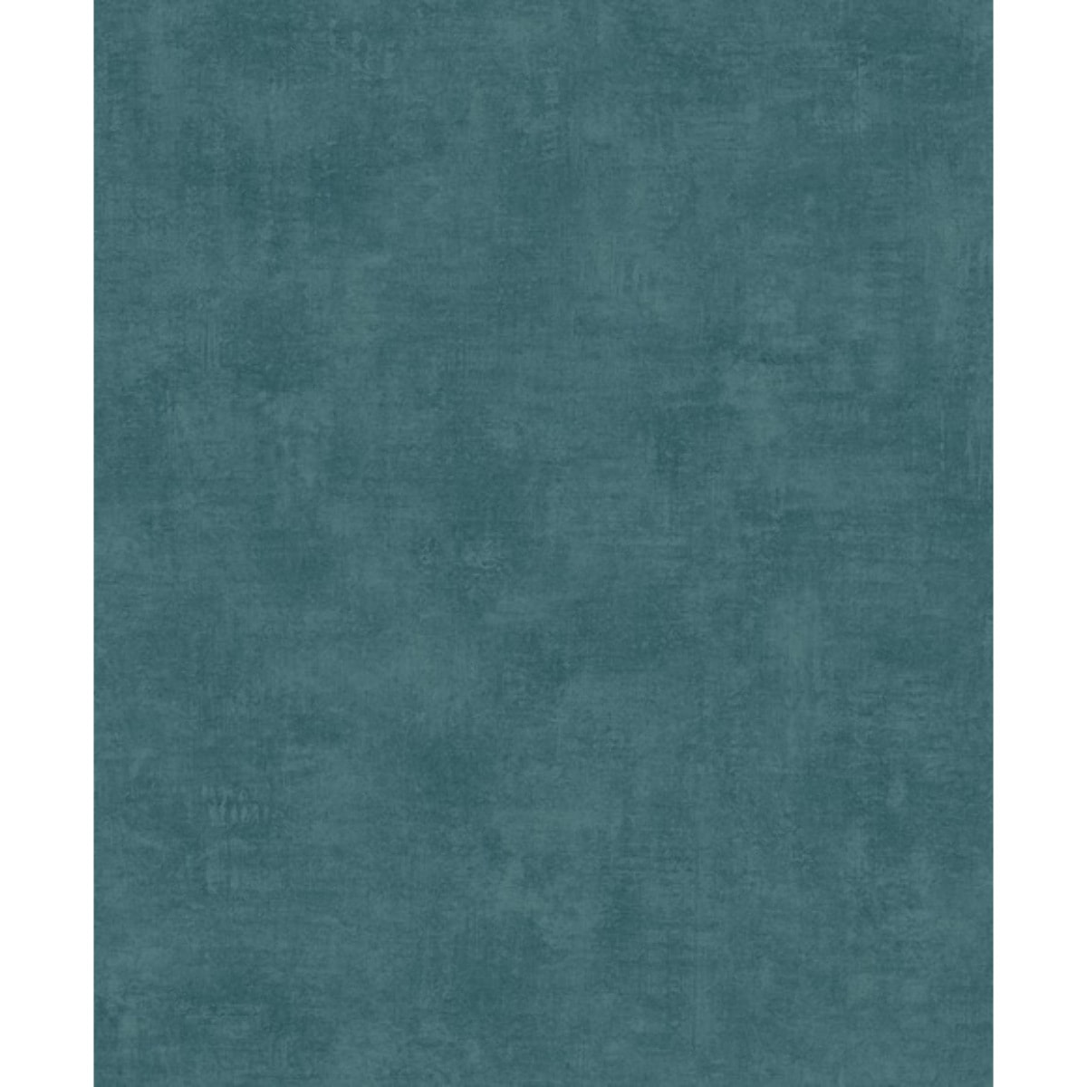 Papier peint uni effet toile lin bleu canard