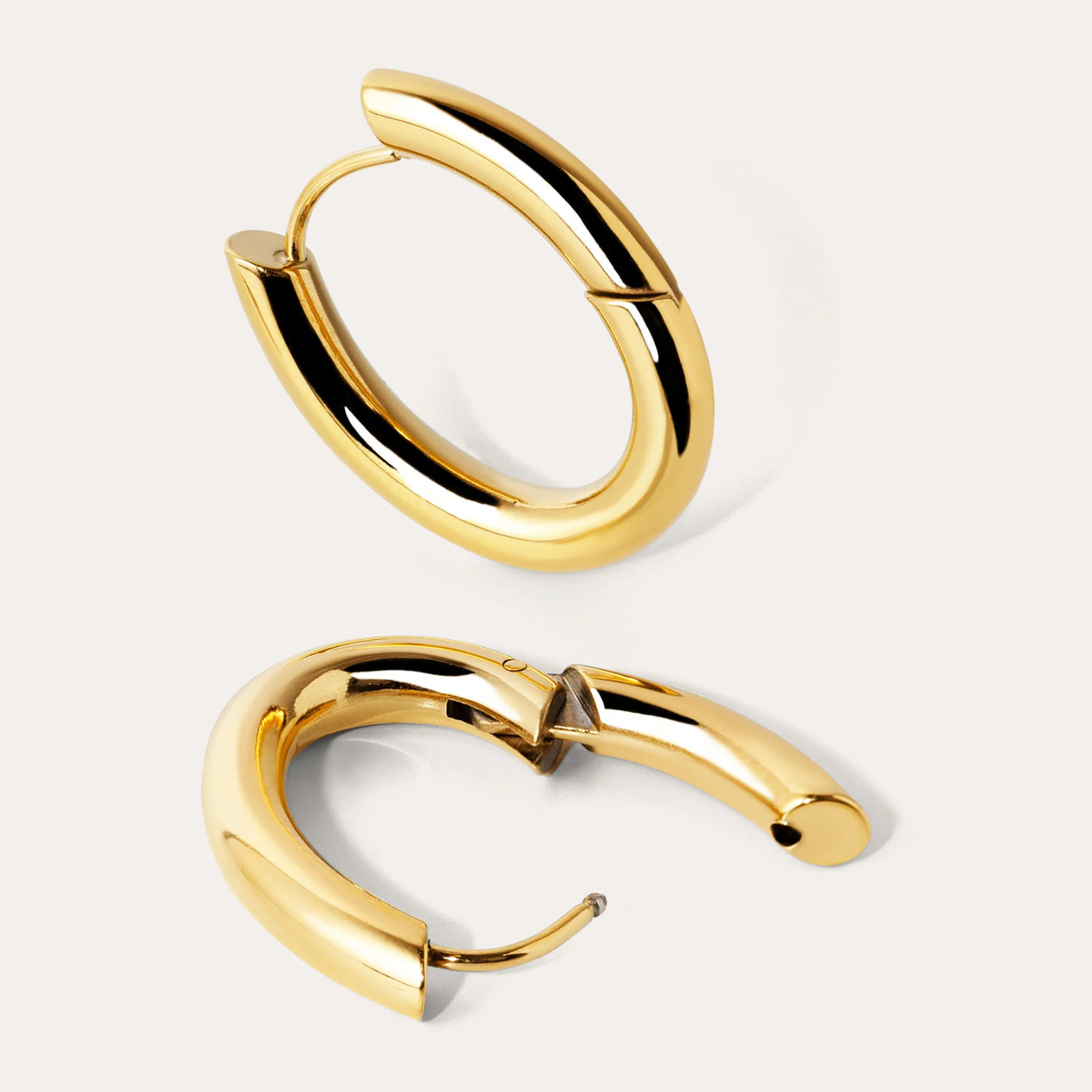 Orecchino Samba in Acciaio Placcato Oro