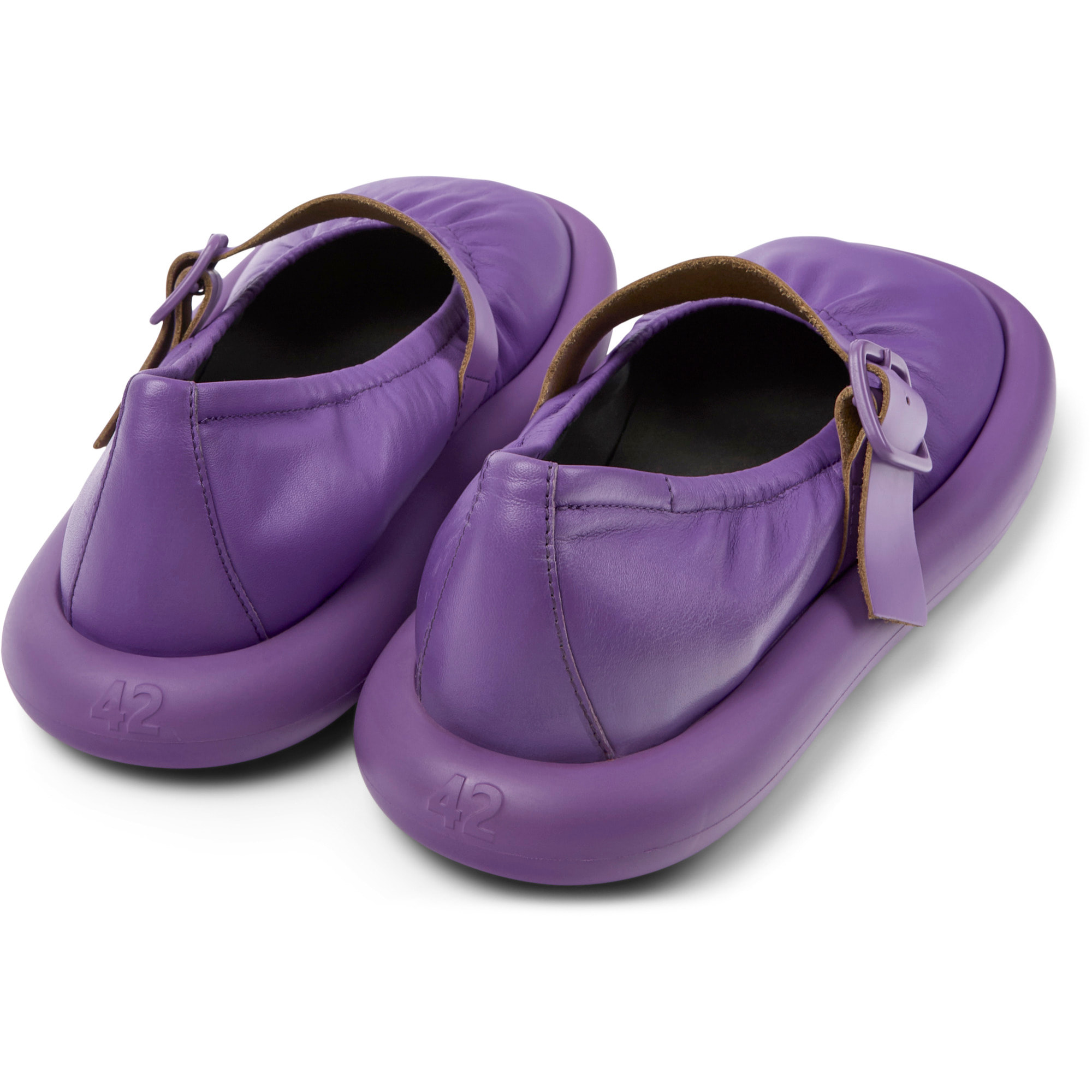 Bailarinas - CAMPER Aqua - Violeta - Cuero liso