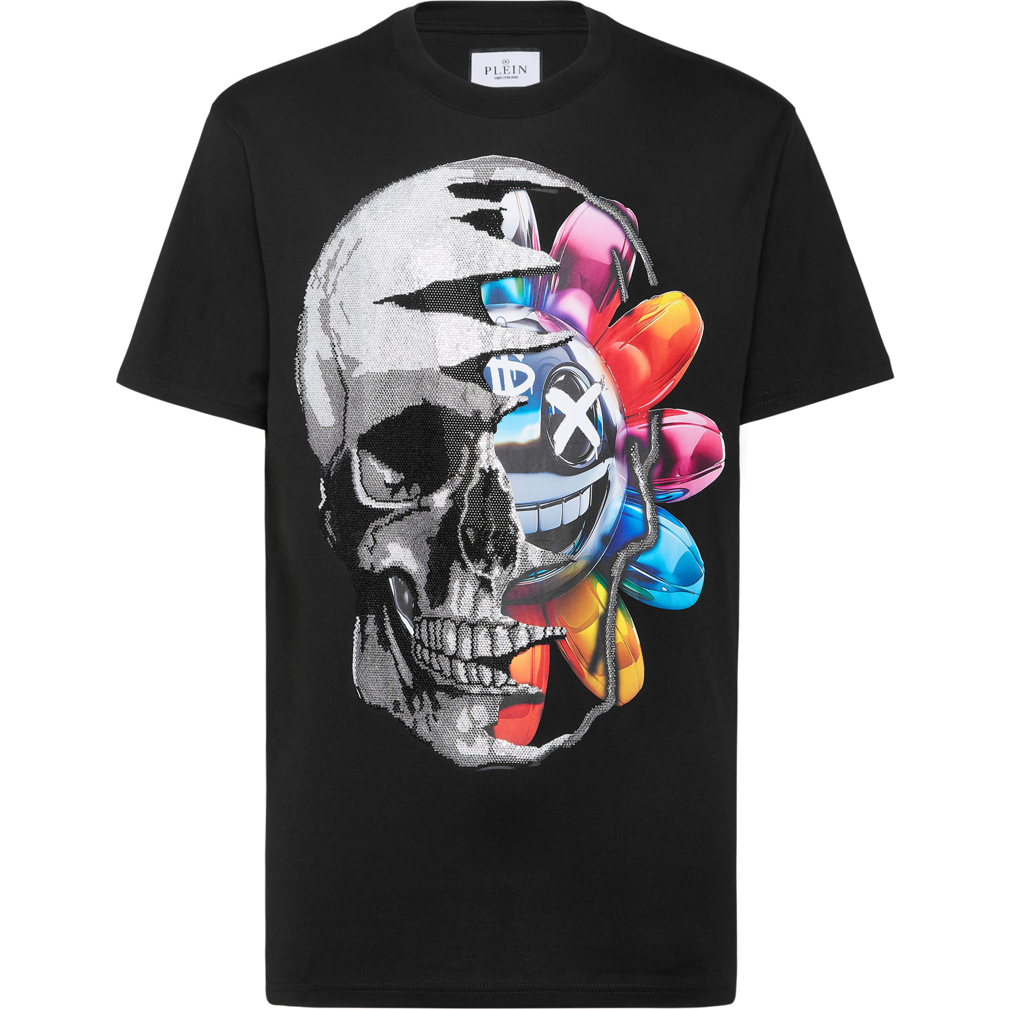 PHILIPP PLEIN T-Shirt Round Neck SMILE