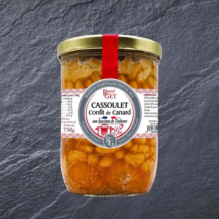 Cassoulet aux manchons de canard - 85cl - France