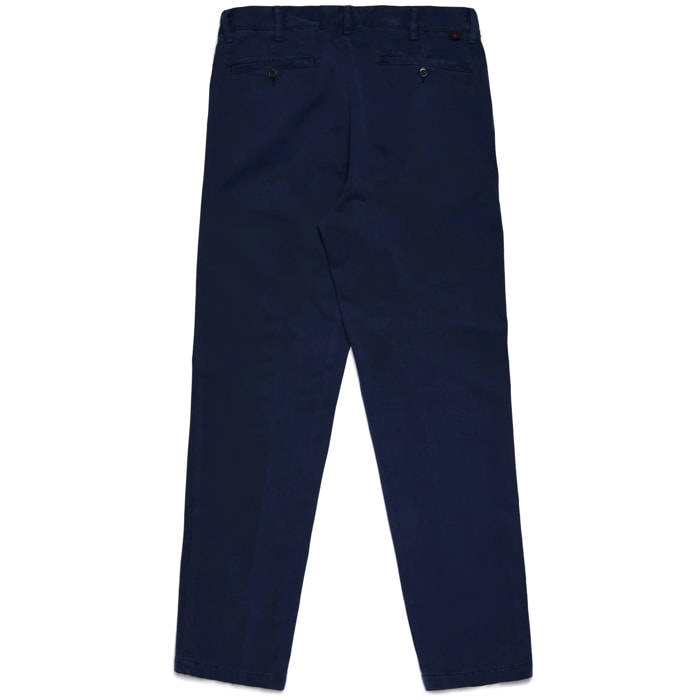 Pantaloni Robe di Kappa Uomo Blu Cary Peached Gabardine