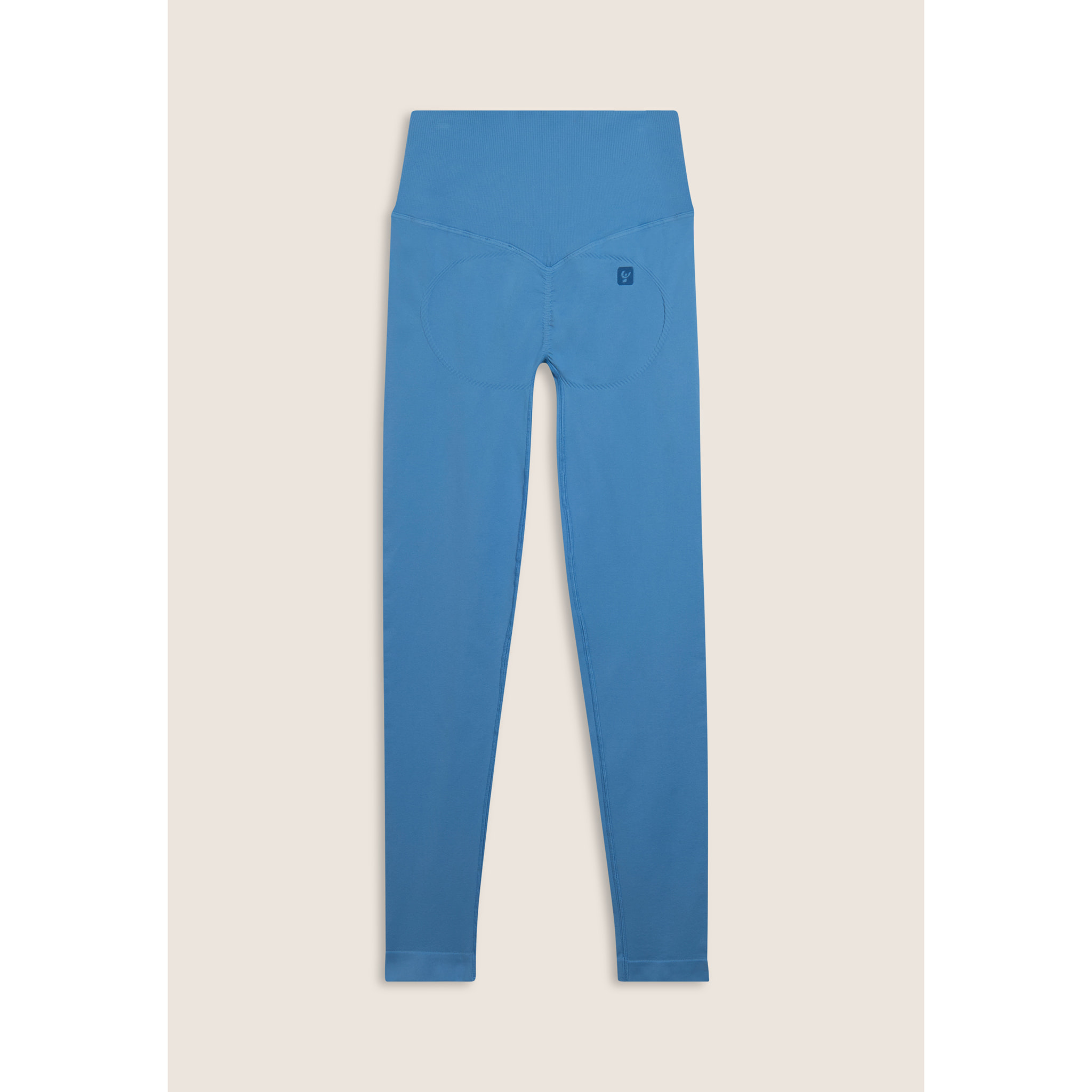 Leggings seamless 7/8 a vita altissima con cuciture shaping