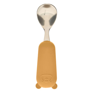 Set couverts cuillère et fourchette Yum l.16,5cm ocre