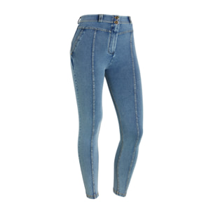 Jeggings WR.UP® vita alta con inserti, cucitura centrale