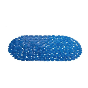 Tapis Fond de baignoire Pvc GALETS Bleu Marine MSV