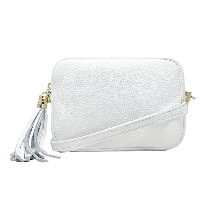 Chicca Borse Tracollina Clutch Bianco