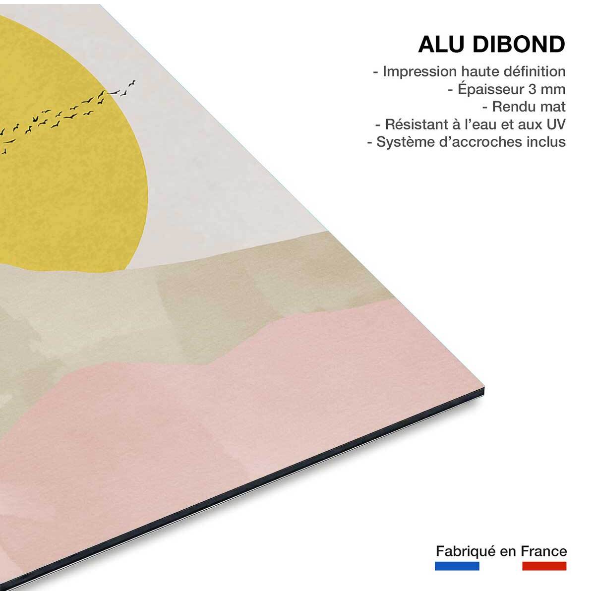 Tableau Envolée au soleil Tableau alu Dibond