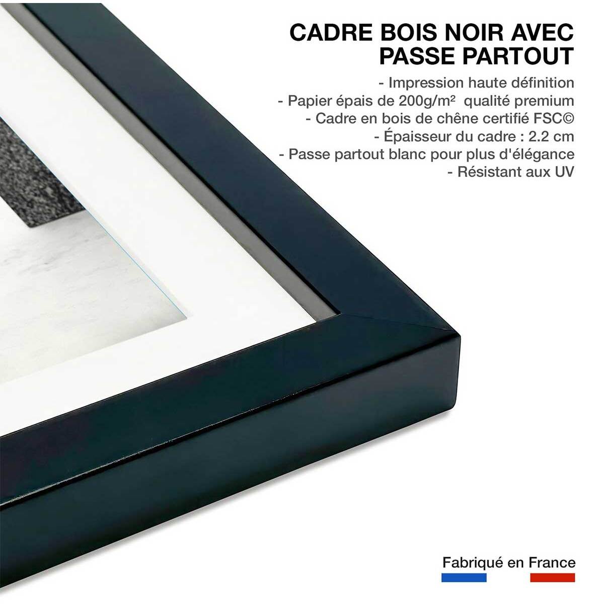 Affiche célébrité Sophia Loren, 1957 Affiche sous cadre noir