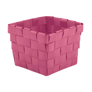 Panier de rangement 10x10x7,5cm Fuschia MSV