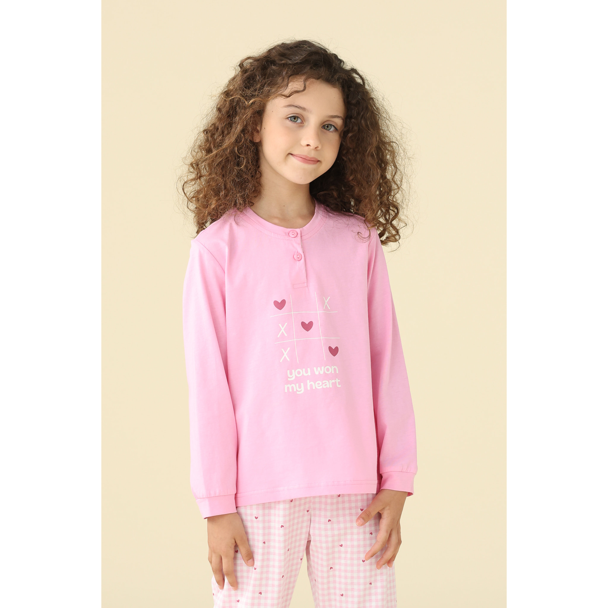 Pigiama bambina estivo in cotone. Noidinotte