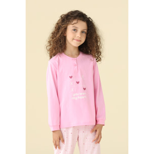 Pigiama bambina estivo in cotone. Noidinotte