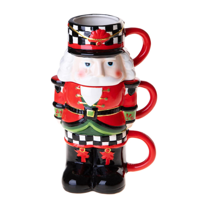 Babbo natale schiaccianoci - Pezzi 1 - NERO - Bianchi Dino SpA