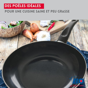 Set de 2 Poêles céramique sans PFAS Elo Prima Cucina