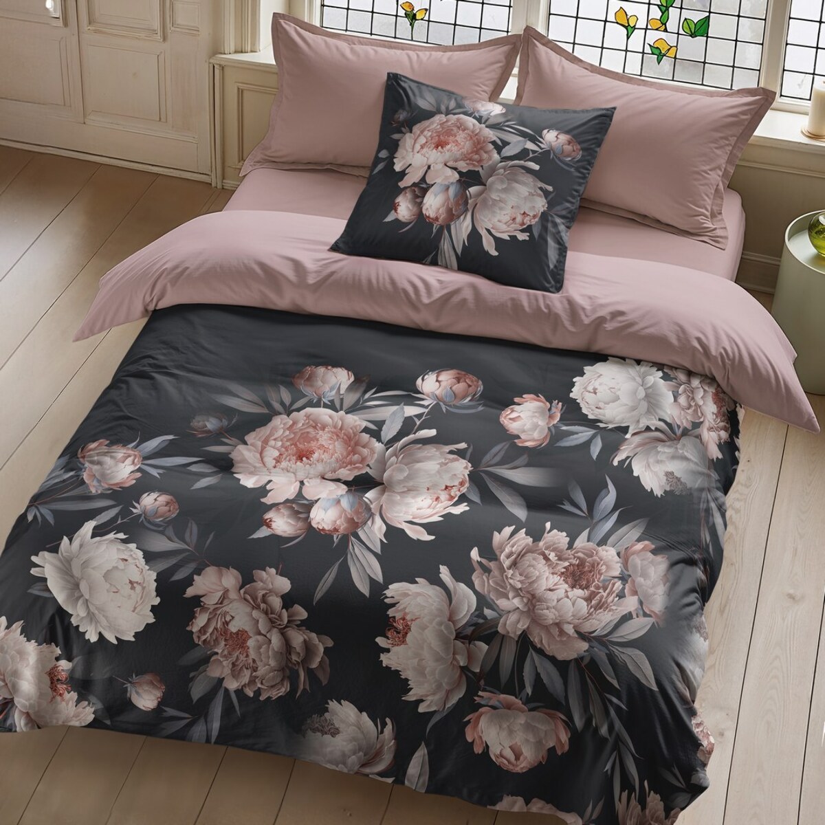 Housse de couette hanna noir