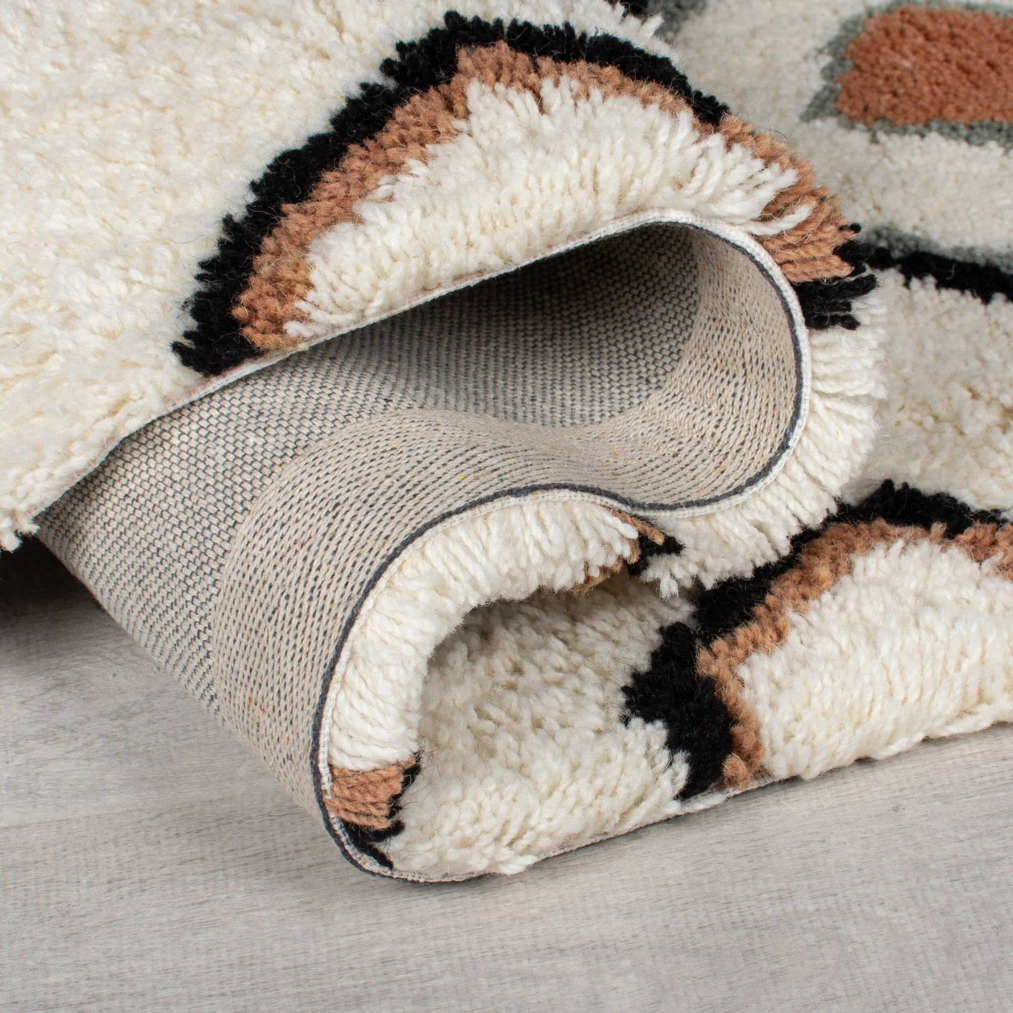 Tapis berbere 100% laine MIDAR Multicolore
