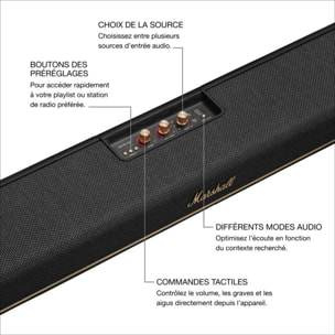 Barre de son MARSHALL HESTON 120 Noire