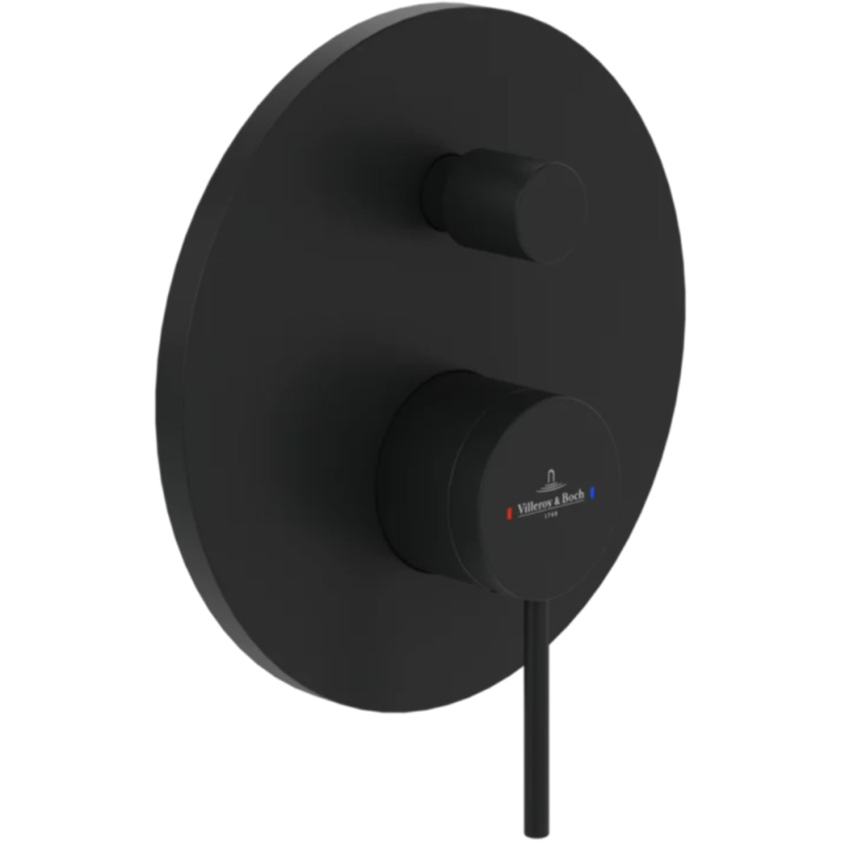 Mitigeur mécanique encastré avec inverseur Loop & Friends Noir mat