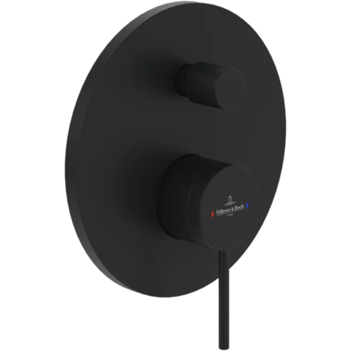 Mitigeur mécanique encastré avec inverseur Loop & Friends Noir mat