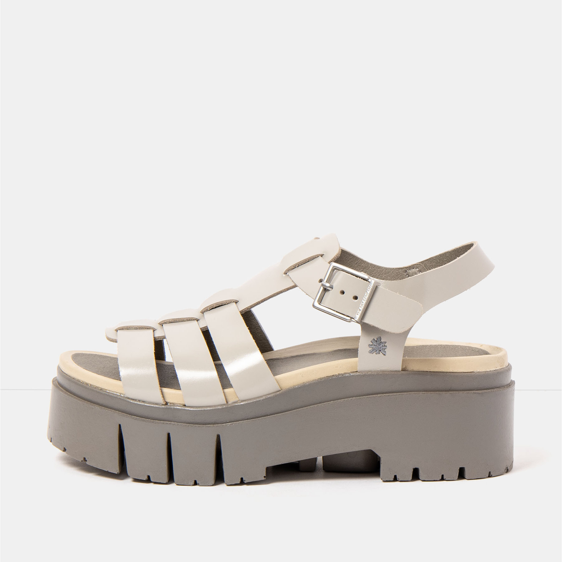 Sandalias 2042 NAPPA SHINNY CINDER / LEEDS color Cinder