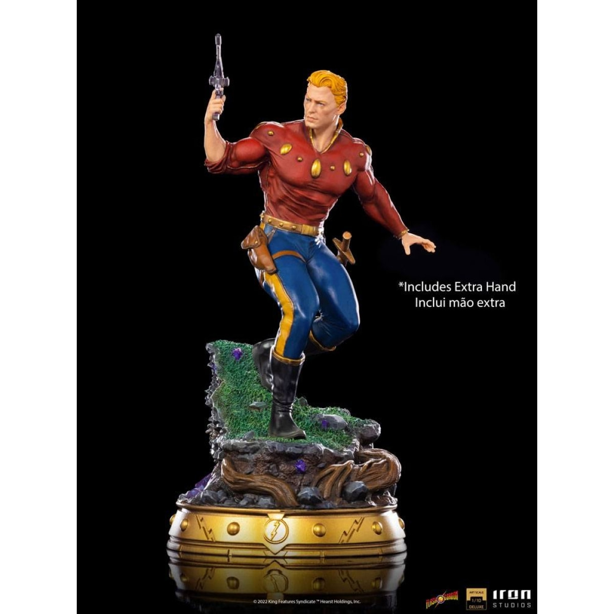 The The Flash Gordon Deluxe Art Scale Statua 1/10 The The Flash Gordon 26 Cm Iron Studios