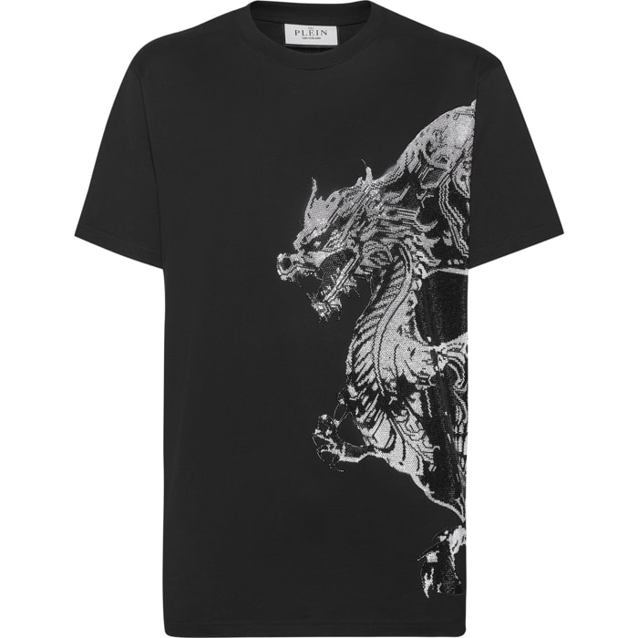PHILIPP PLEIN T-Shirt Round Neck SKULL