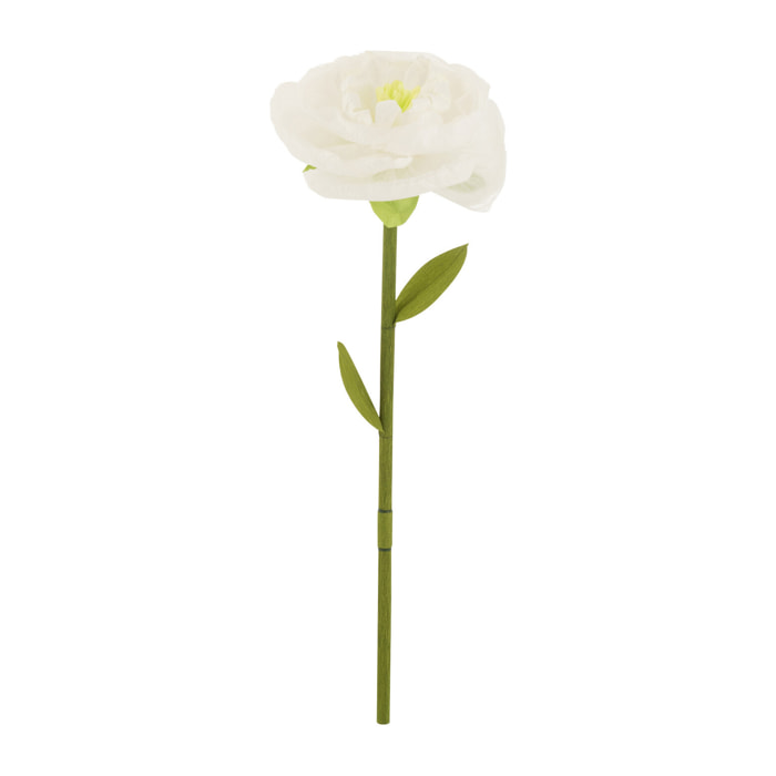 J-Line fleur artificielle - papier - blanc - small
