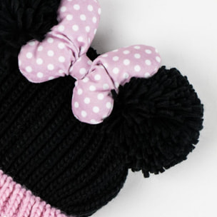 Conjunto gorro, guantes y tubo de cuello infantil "Minnie"