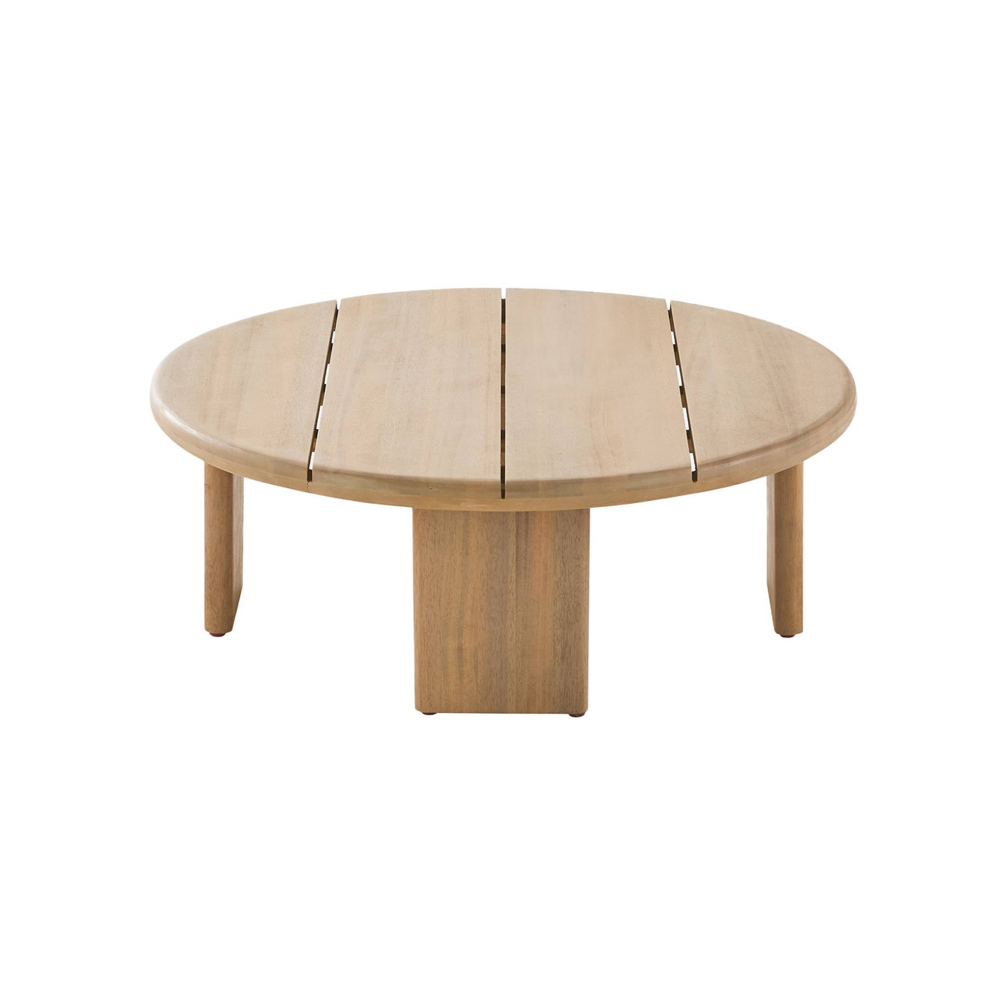 Table basse de jardin ronde bois d'acacia  KAITA