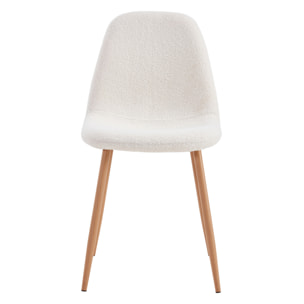 Chaise Bouclette Freya - Lot de 4