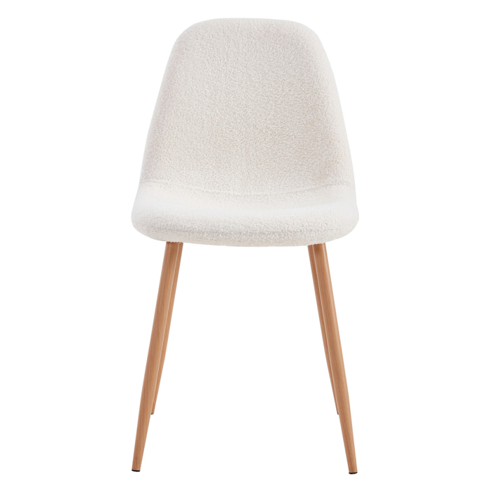 Chaise Bouclette Freya - Lot De 4