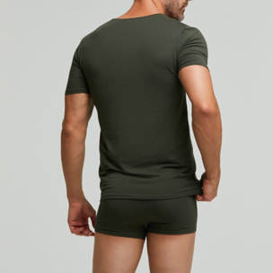 T-Shirt scollo V no stress cotone modal