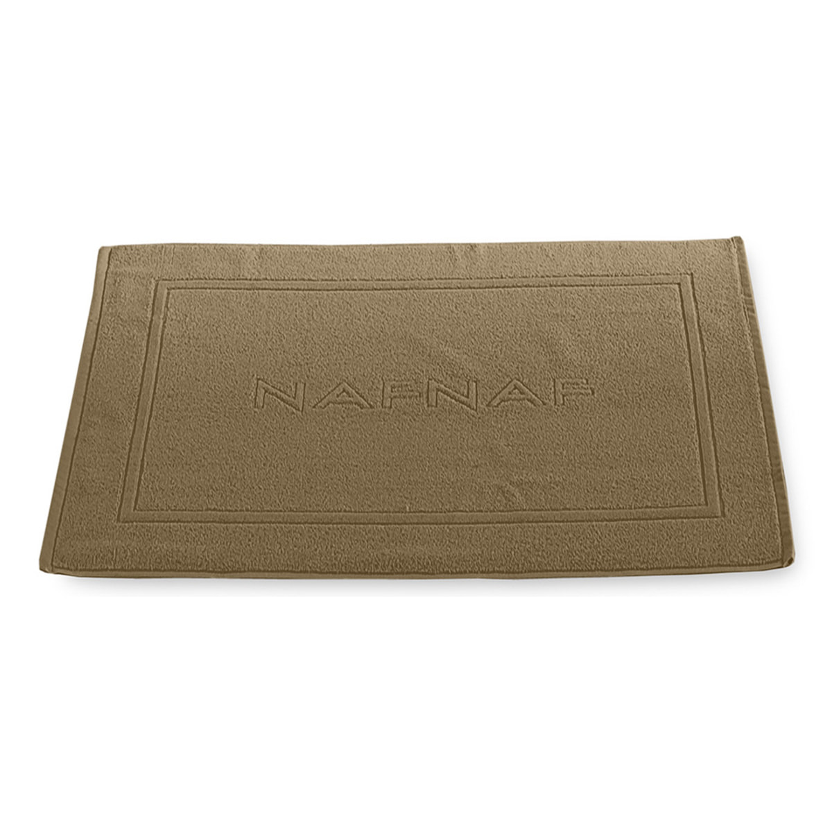 Tapis de bain CASUAL - coton 750 g/m2 - coloris marron