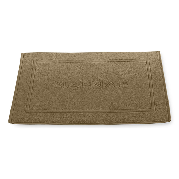 Tapis de bain CASUAL - coton 750 g/m2 - coloris marron