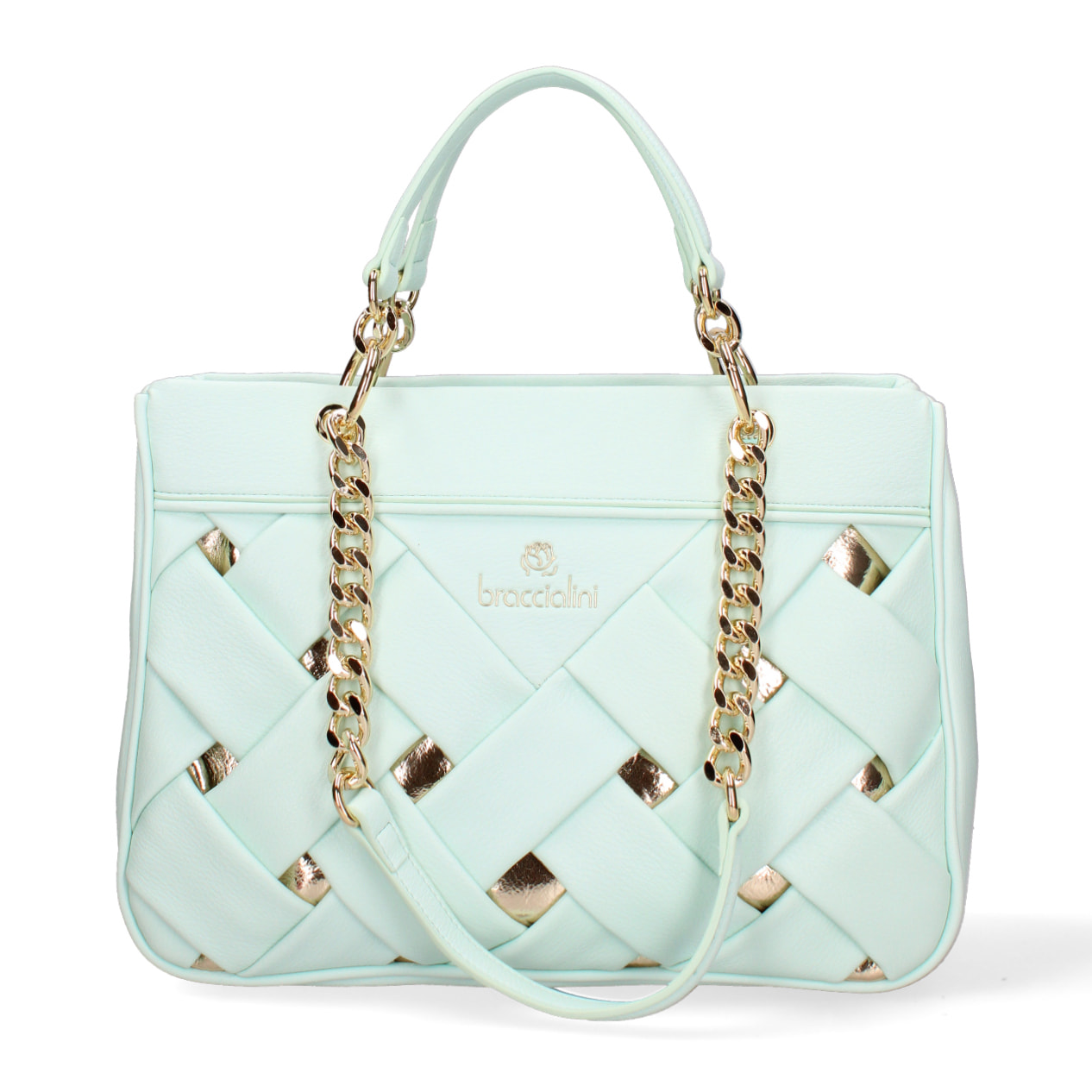 Borsa a mano  da donna Textile Polyurethane 32x24x12 cm