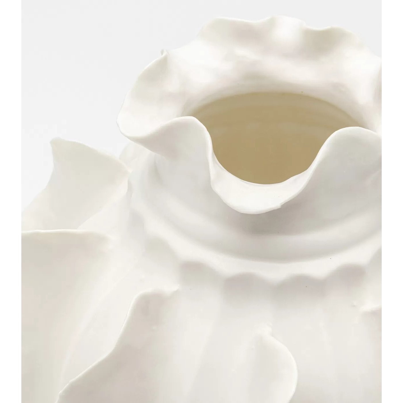 Vase Viento 23cm blanc Kare Design