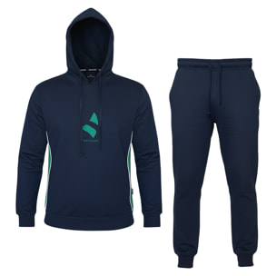 Tuta Uomo NAVIGARE Cotone Felpato Cappuccio