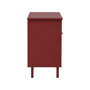 Bureau décor bois et métal 1 tiroir 1 porte ELLIE