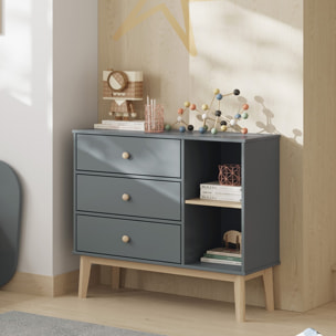 Commode enfant 3 tiroirs en bois - ELISE